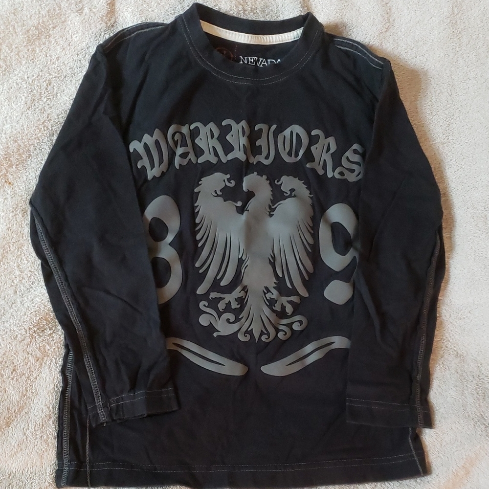 Black Warriors Kids Long Sleeve Shirt